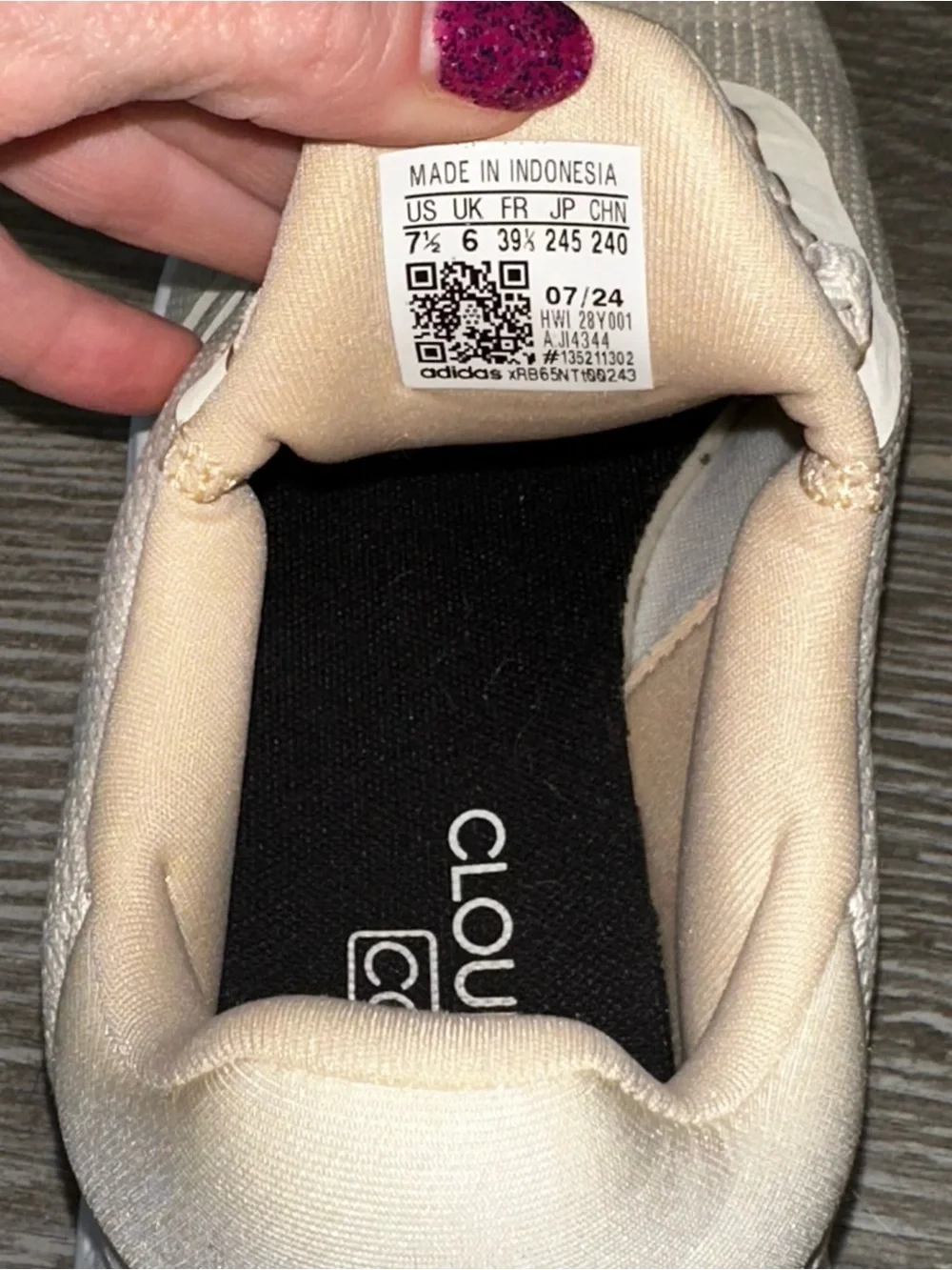 adidas Lite Racer Adapt 4.0 Women’s 7.5 Slip On Sneakers Athleisure Running
